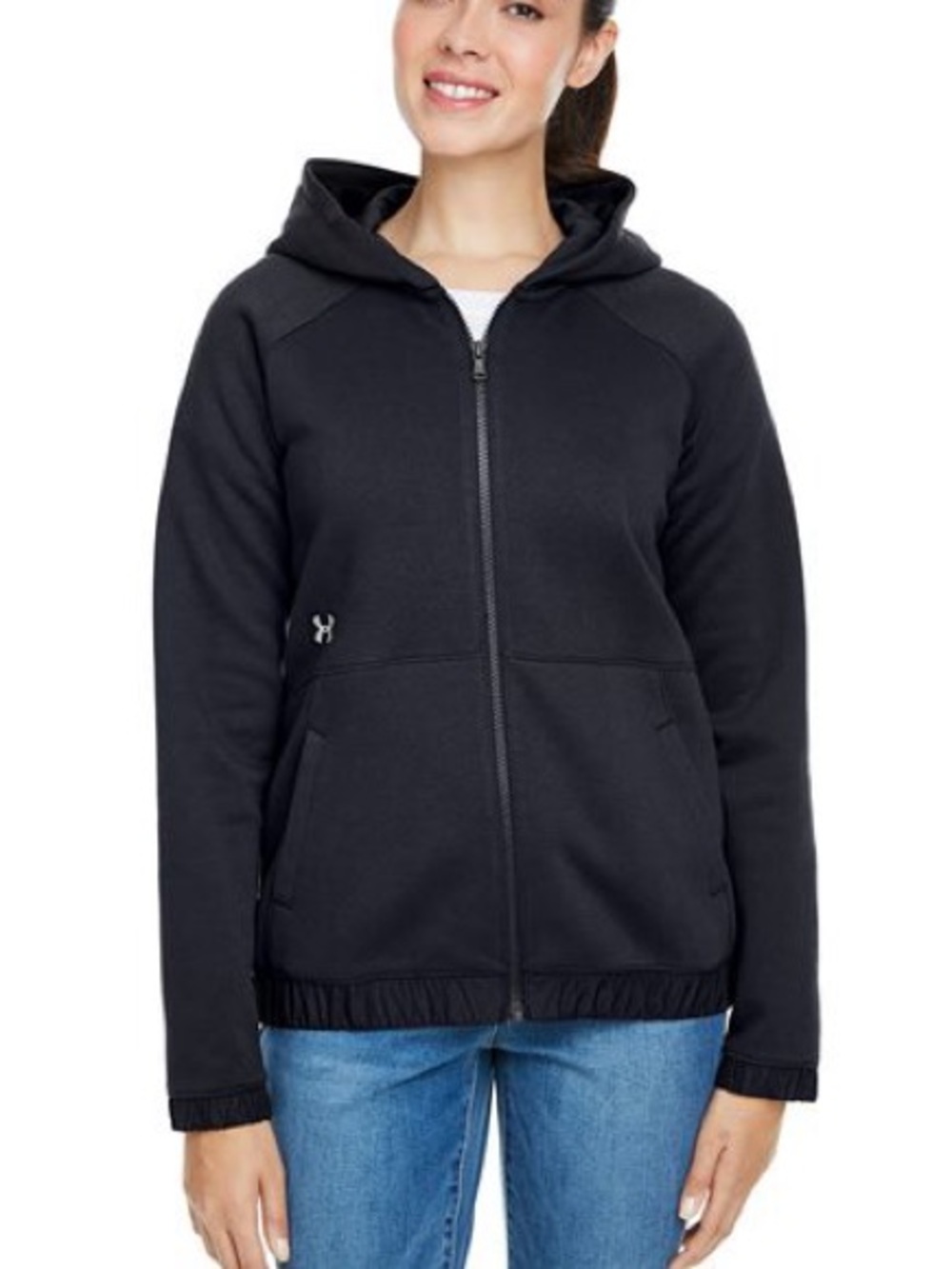 Under Armour Women's Hustle Full-Zip Hooded Sweatshirt NWT